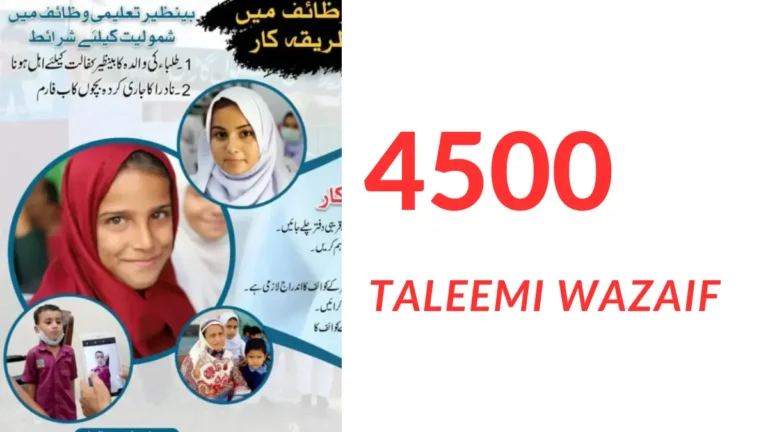 Benazir Taleemi Wazaif Check Online 2024 Get it Now Easy Registration